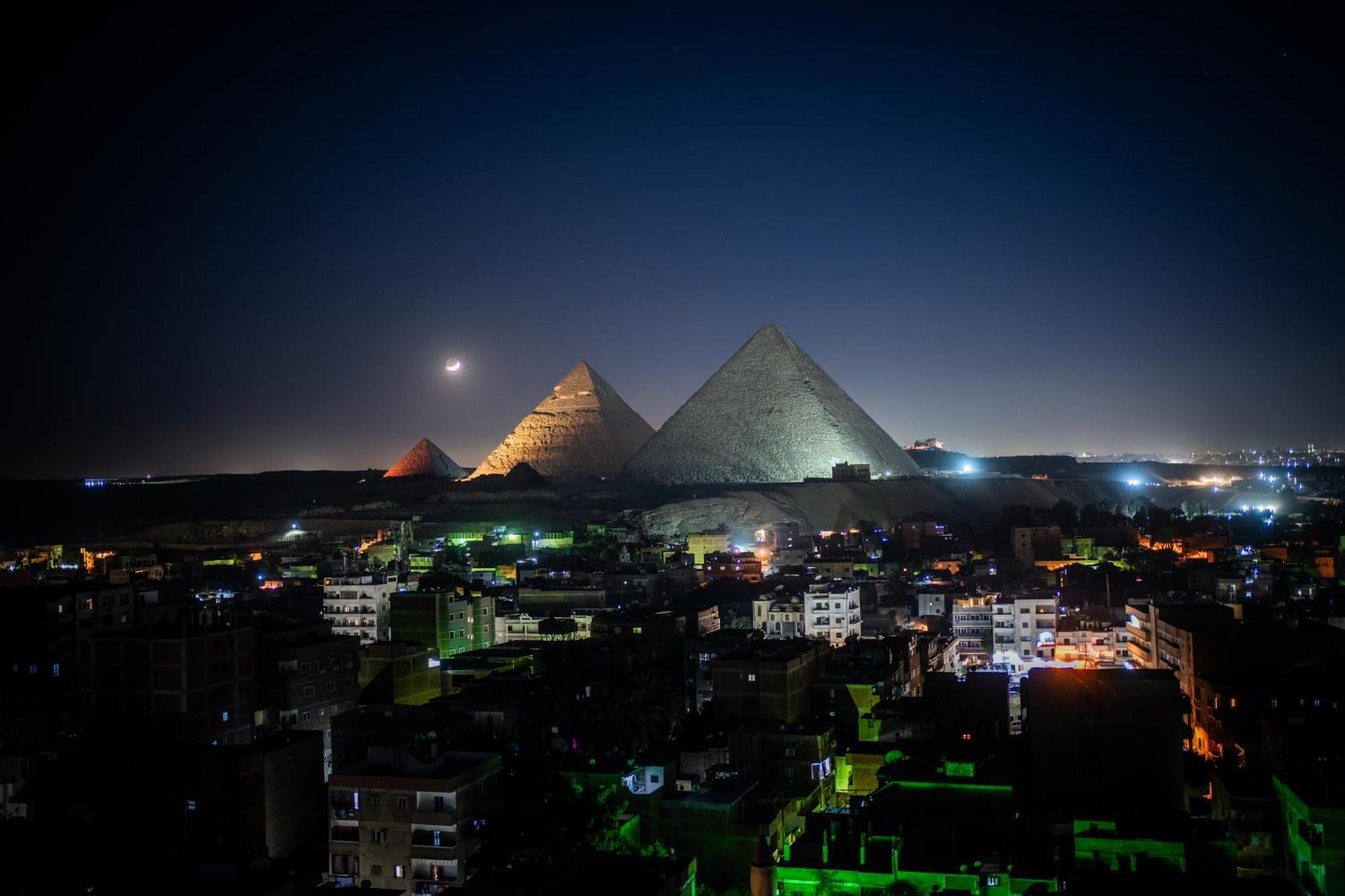 Oscar Pyramids View Hotell Nazlet el-Sîsi Eksteriør bilde