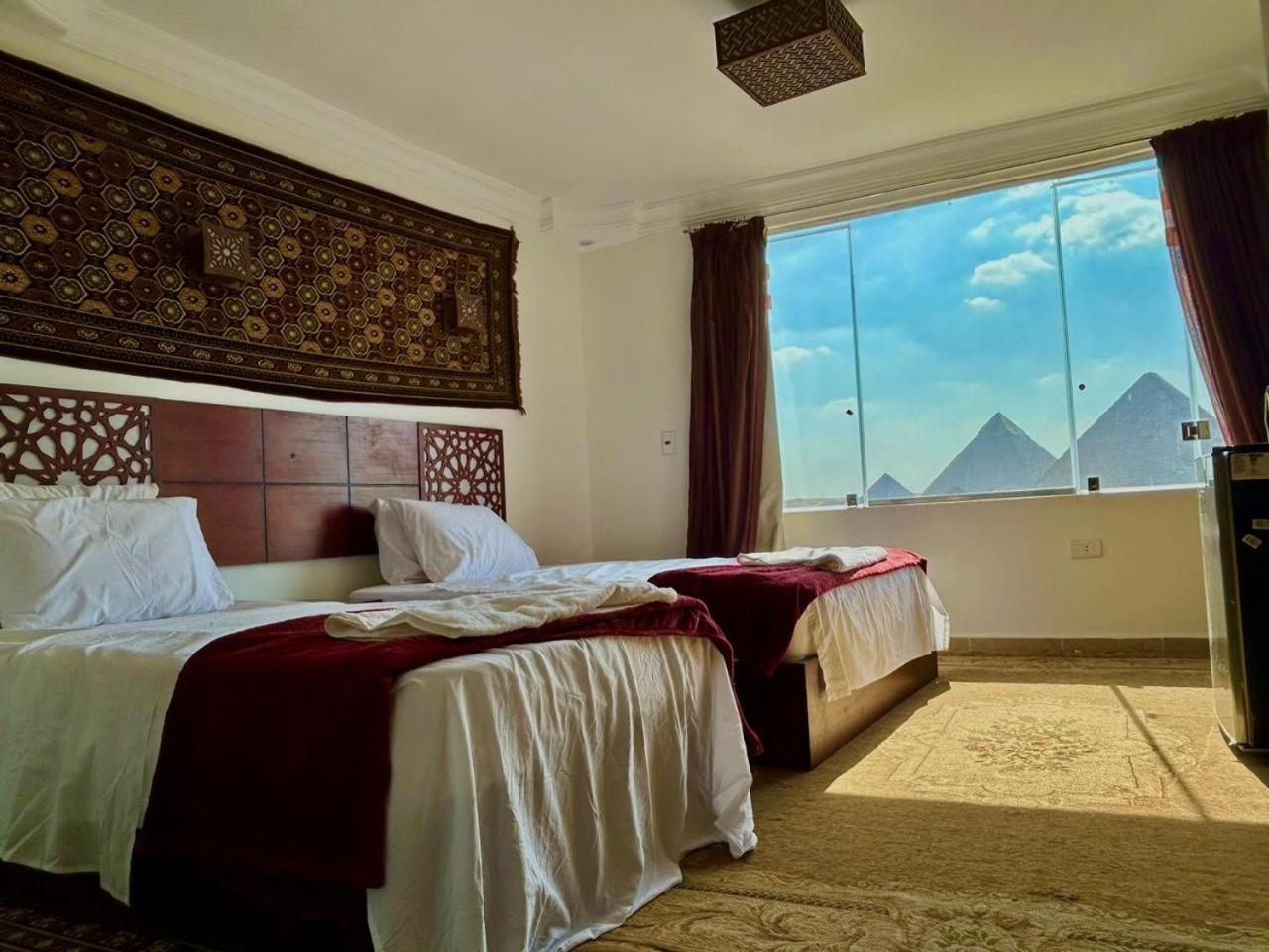 Oscar Pyramids View Hotell Nazlet el-Sîsi Rom bilde