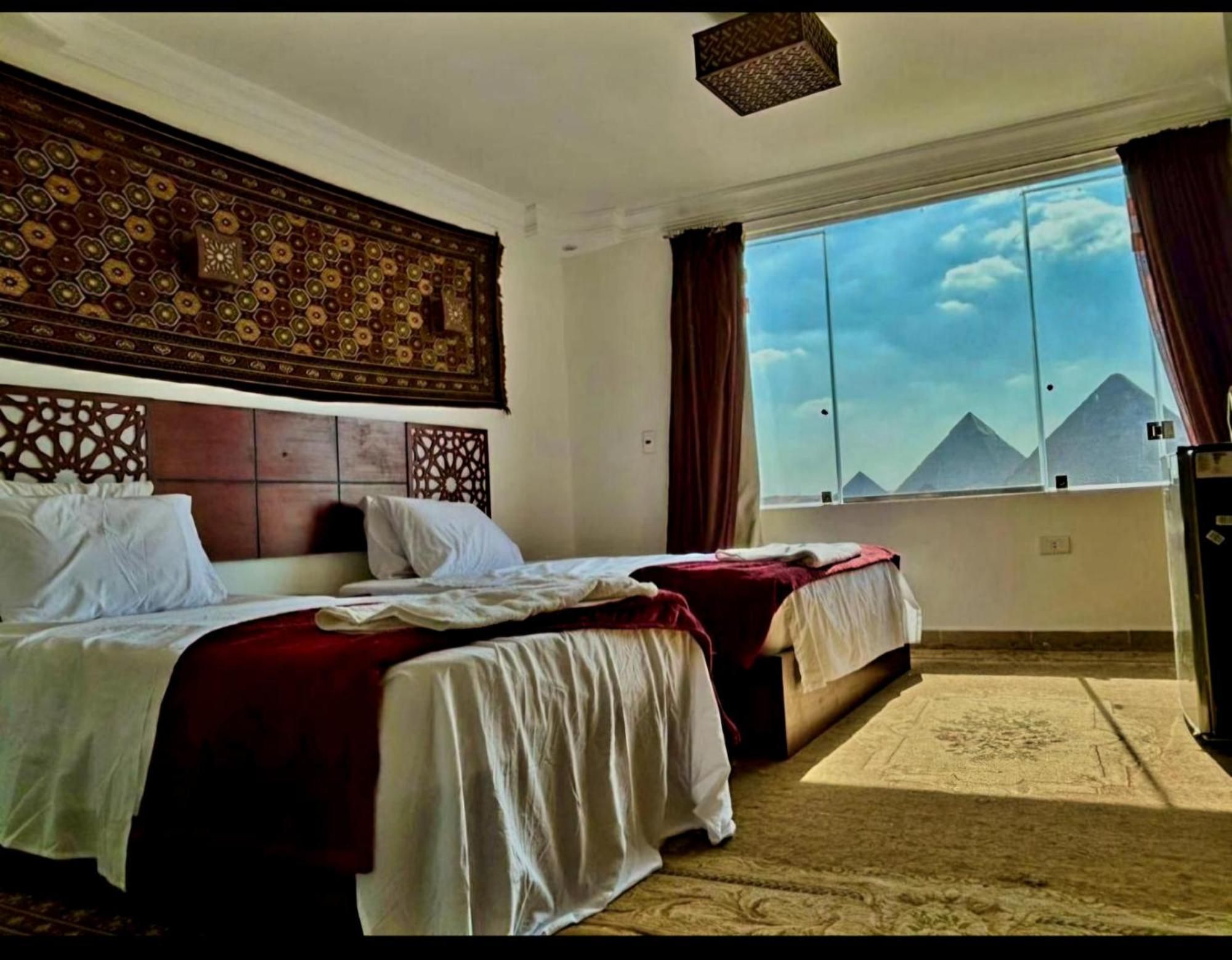 Oscar Pyramids View Hotell Nazlet el-Sîsi Rom bilde