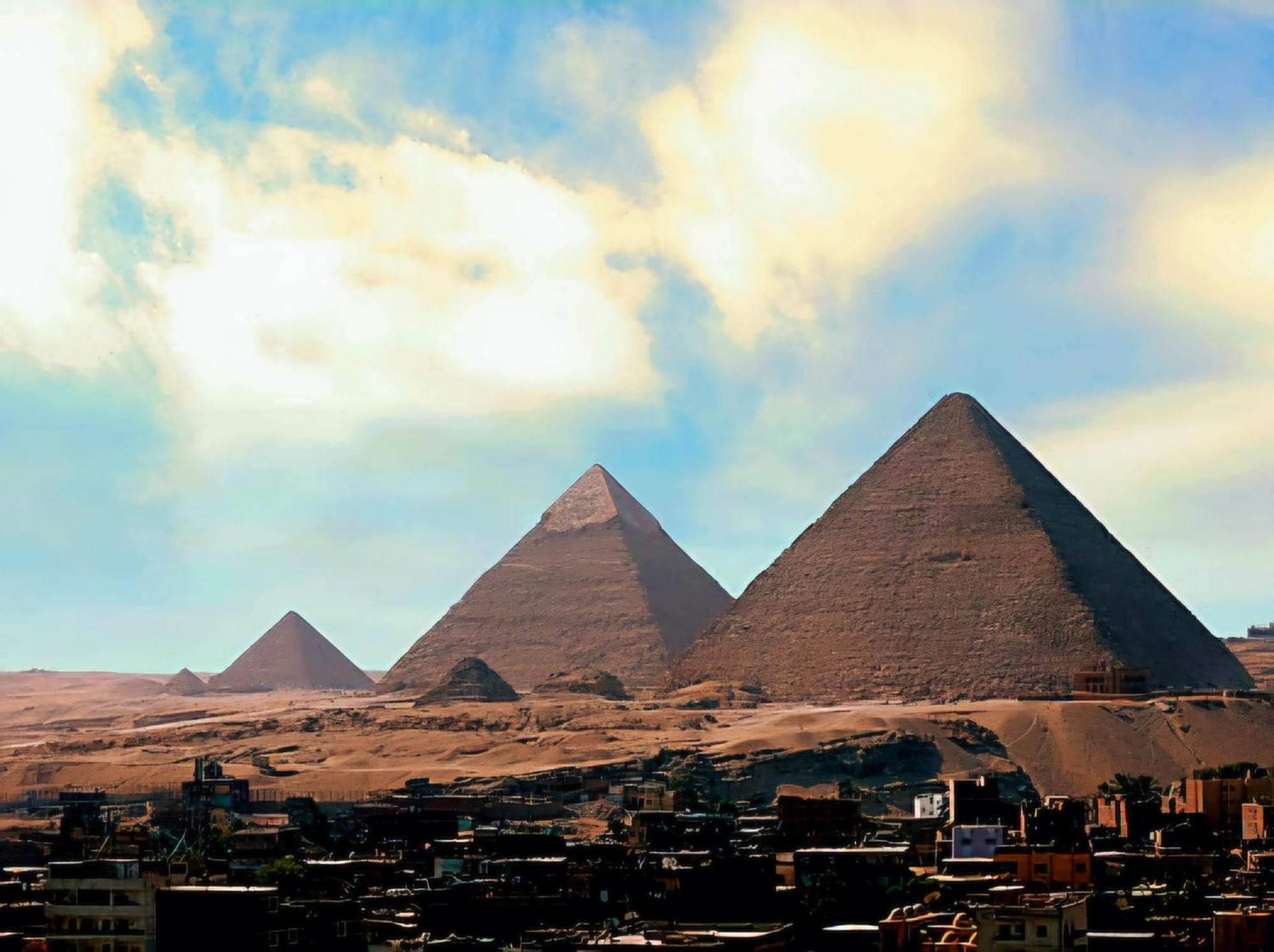 Oscar Pyramids View Hotell Nazlet el-Sîsi Rom bilde