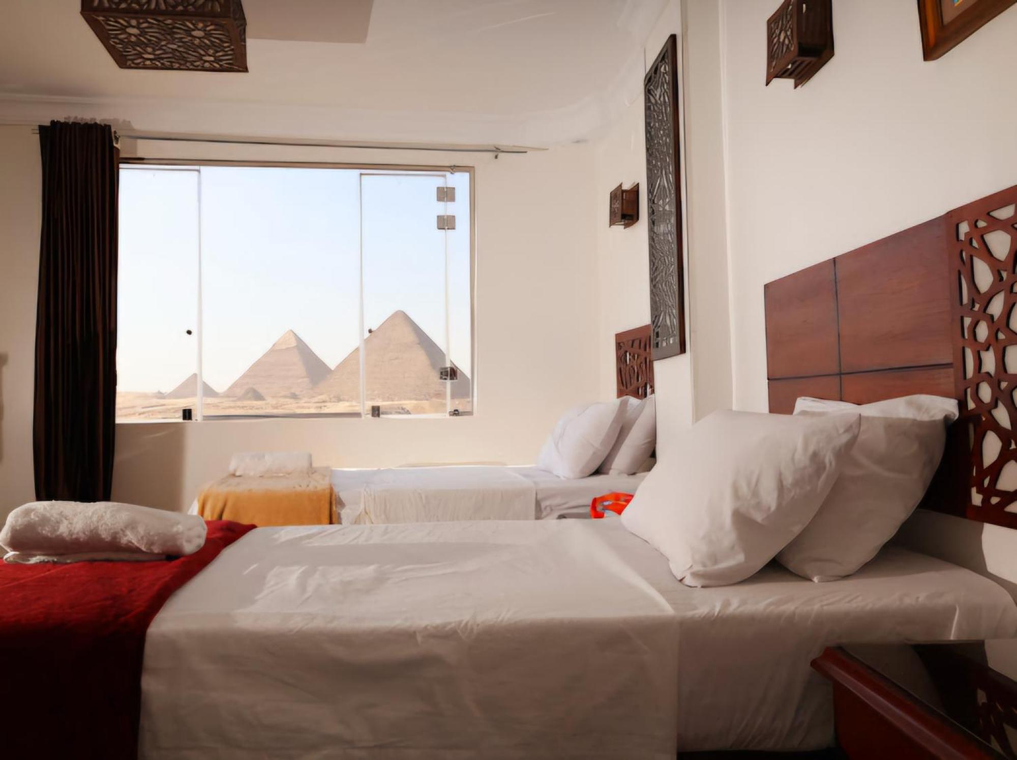 Oscar Pyramids View Hotell Nazlet el-Sîsi Rom bilde