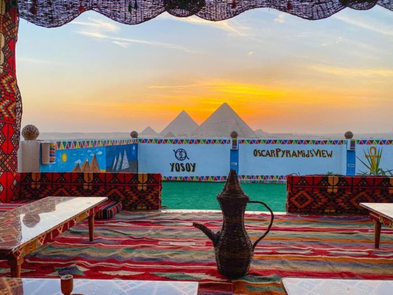 Oscar Pyramids View Hotell Nazlet el-Sîsi Eksteriør bilde