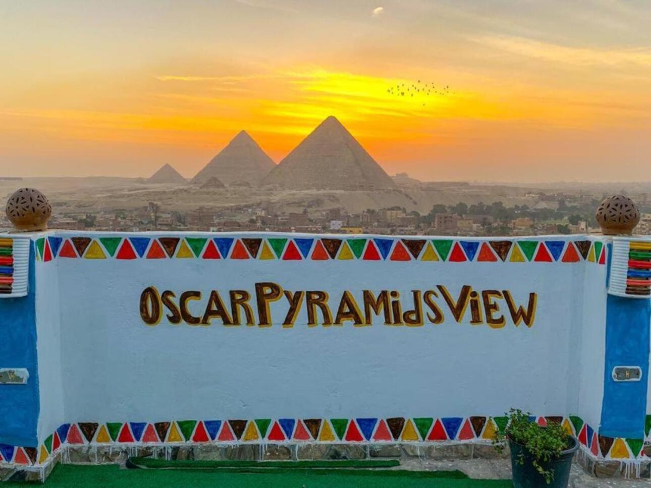 Oscar Pyramids View Hotell Nazlet el-Sîsi Eksteriør bilde